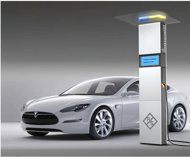 Rohde und Schwarz Ladestation elektroauto