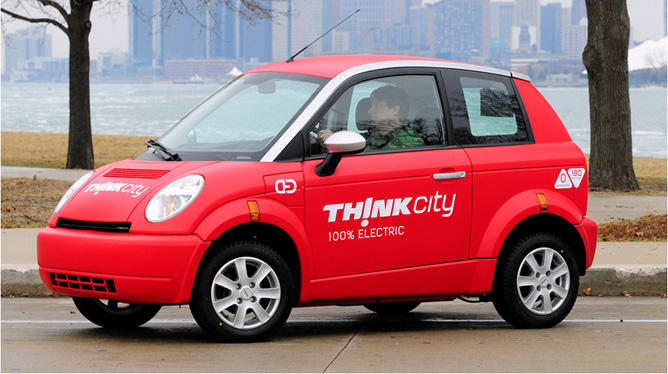 Elektroauto thnk-city