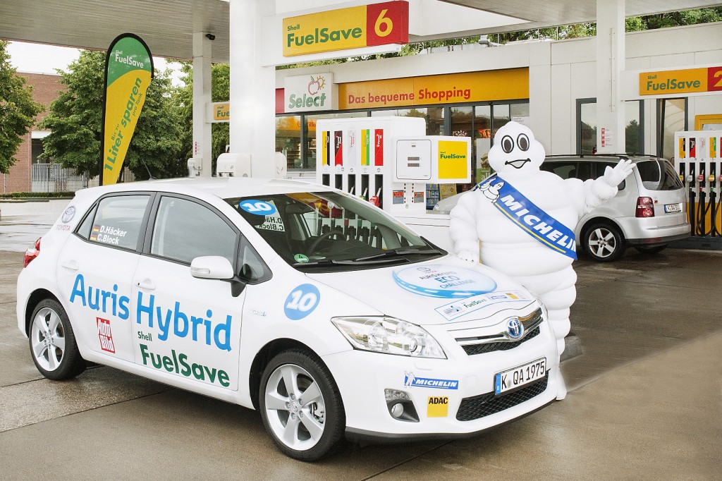 Toyota Auris Hybrid Eco Challenge Teilnehmer