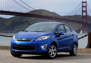 Das einzige Auto mit Verbrennungsmotor im Finale des Green Car Award: Der Ford Fiesta (US-Version)