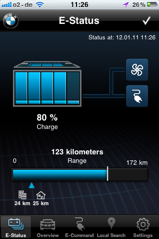 Elektroauto Elektromobil Genf BMW Active E Elektroauto Elektromobil Genf BMW Active E Smartphone