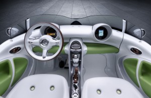 Daimlers Elektroauto Smart Forspeed innenansicht elektromobil genf Daimlers Elektroauto Smart Forspeed innenansicht elektromobil genf