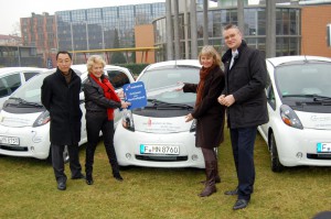 Elektroauto i-MiEV Frankfurt Gemeinden Mitsubishi Elektromobil