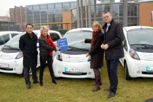 Elektroauto i-MiEV Frankfurt Gemeinden Mitsubishi Elektromobil Elektroauto i-MiEV Frankfurt Gemeinden Mitsubishi Elektromobil