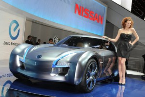 Elektroauto Esflow Elektromobil Genf Automobilsalon Studie Konzeptauto Nissan Elektroauto Esflow Elektromobil Genf Automobilsalon Studie Konzeptauto Nissan