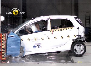 Elektroauto Euro NCAP Crahstest Elektromobil i-MiEV Mitsubishi