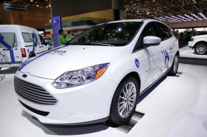 Elektroauto Genf Ford Focus Electric Europadebüt Autosalon Elektromobil