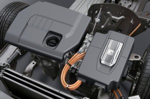 Elektroauto Opel Ampera im Fahrtest Motorraum Elektroauto Opel Ampera im Fahrtest Motorraum
