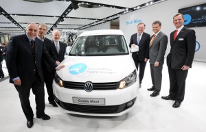 Das Elektroauto VW Caddy wird nun zwei Jahre in Hannover getestet.