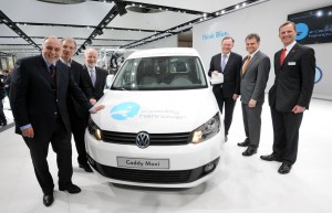 Hannover testet Elektroauto VW Caddy Elektromobil Volkswagen Das Elektroauto VW Caddy wird nun zwei Jahre in Hannover getestet.