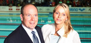 MONACO-SWIMMING-ALBERT II-CHARLENE