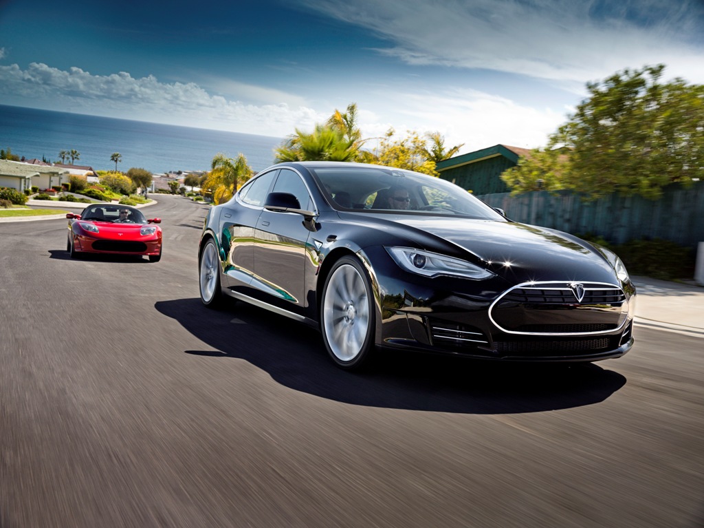 Das Elektroauto Tesla Model S. Bildquelle: Tesla Motors