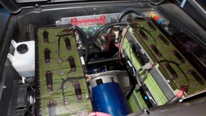 De Lorean DMC 12 aus Zurück aus der Zukunft als Elektroauto 2