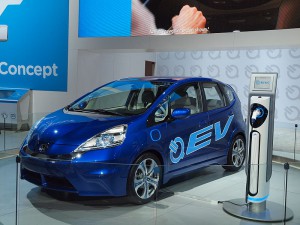 Honda stellt sein Elektroauto Fit EV auf der LA Auto Show vor