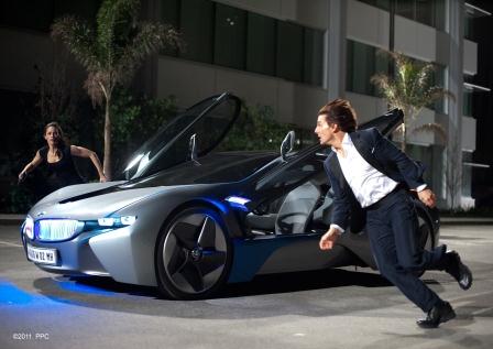 Der BMW Vision EfficientDynamics ist das Elektroauto in Mission Impossible – Phantom Protokoll