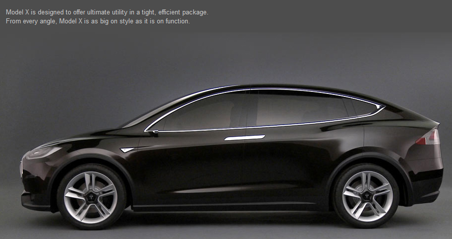 Elektroauto Tesla Motors Model X