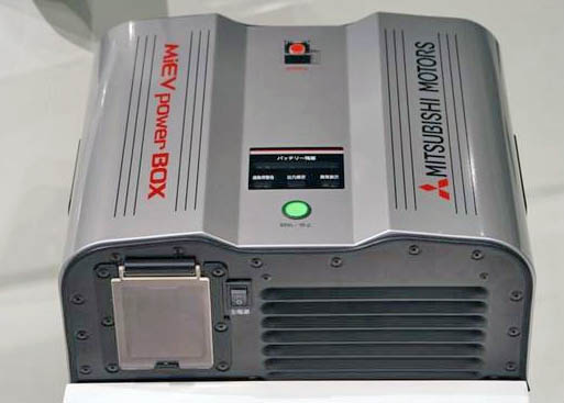 Elektroauto als Stromspeicher - Mitsubishi führt die MiEV Power Box ein