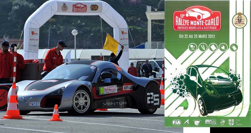 Rallye für Elektroauto - Rallye Monte Carlo Energies Nouvelles