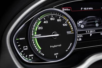 Audi stellt seinen A8 Hybrid vor - tacho