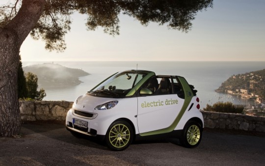 Das Elektroauto Smart Fortwo Electric Drive. Bildquelle: Daimler/Smart