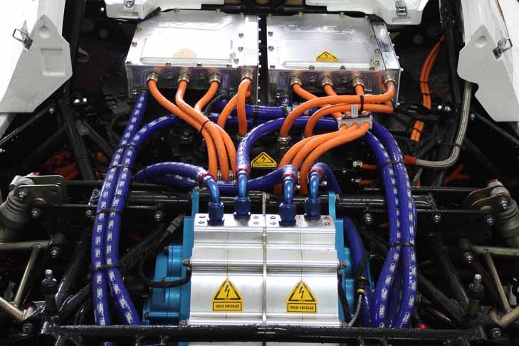 Das Elektroauto TMG EV P002 von oben