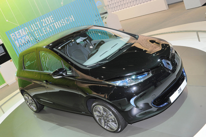Renault präsentierte seine Elektroautos auf der AMI - renault Zoe