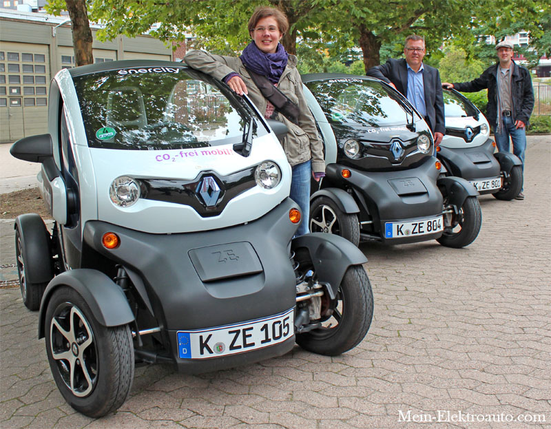 Die Gewinner die das Elektroauto Renault Zwizy testen dürfen