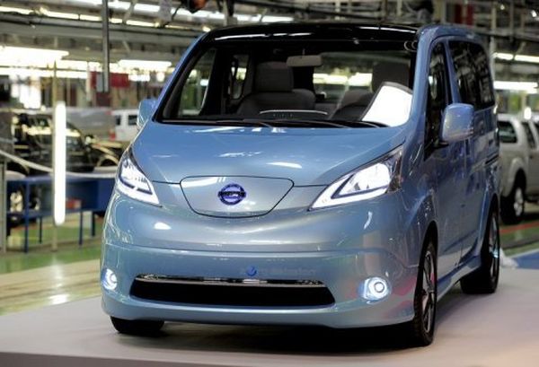 Dies ist die Serienversion des Elektroauto Nissan e-NV200. Bildquelle: Nissan