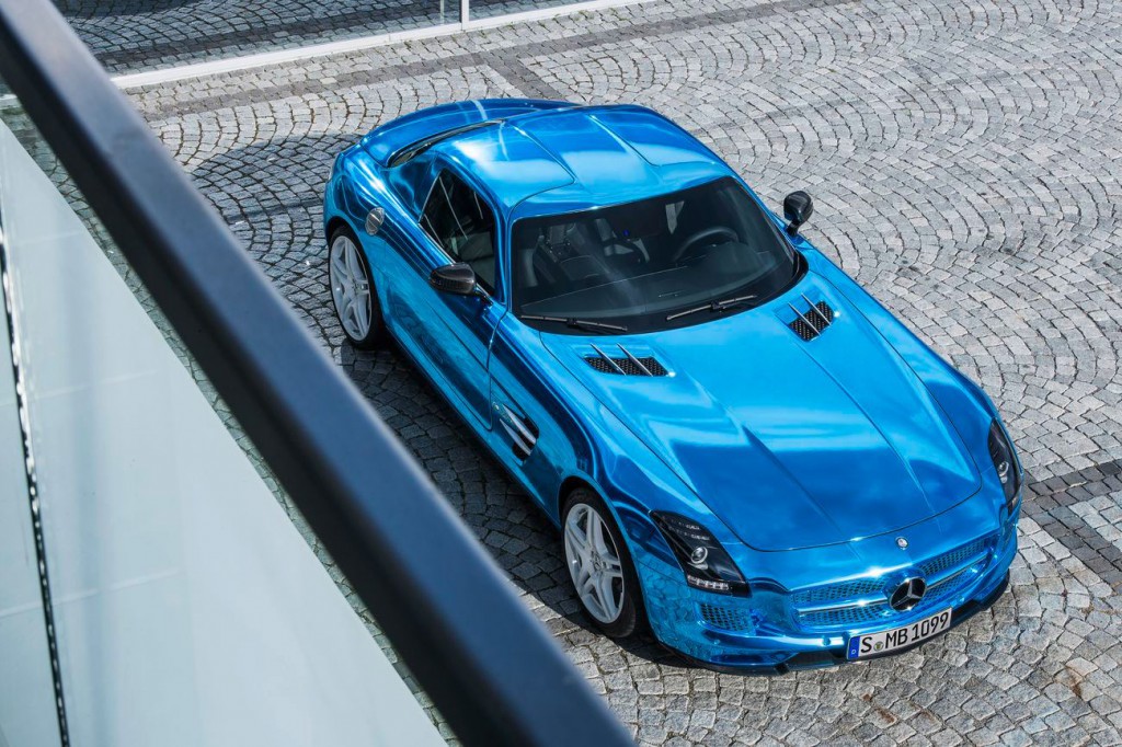 Das Elektroauto Mercedes-Benz SLS AMG Coupé Electric Drive. Bildquelle: Mercedes-Benz