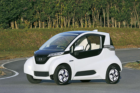 Honda präsentiert sein Elektroauto Micro Commuter Prototype