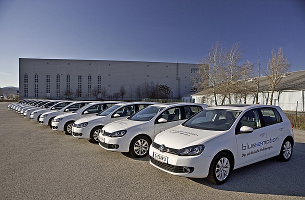 Das Elektroauto VW Golf Blue-e-Motion wurde bereits von vielen Menschen getestet. Bildquelle: Volkswagen AG