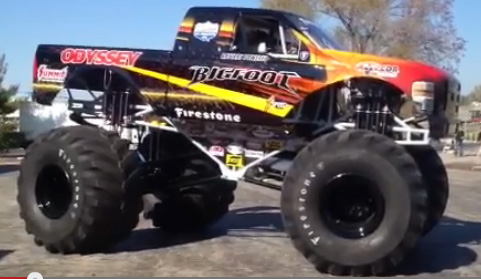 Der Monstertruck BigFoot als Elektroauto. Bildquelle: BigFoot/Youtube