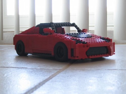 Das Elektroauto Tesla Roadster als Lego-Nachbau. Bildquelle: http://www.mocpages.com/moc.php/260828