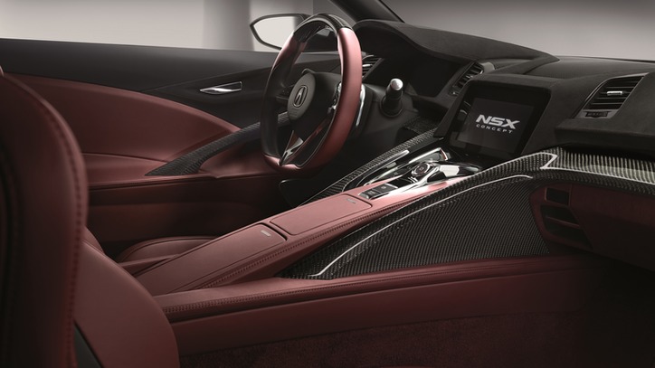 Honda zeigt überabreitete Studie seines Hybridauto NSX 5