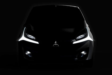 Das ist das erste Bild des Elektroauto CA-MiEV von Mitsubishi. Bildquelle: Mitsubishi