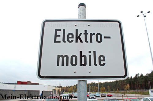 Schild Elektromobile