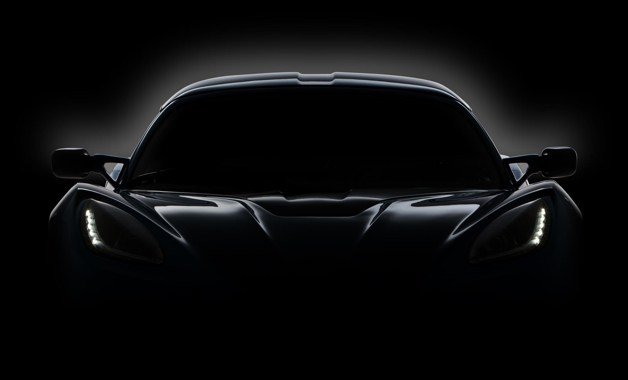 Diese Silhouette zeigt das Elektroauto, welches Detroit Electric im April 2013 präsentieren will. Bildquelle: Detroit Electric