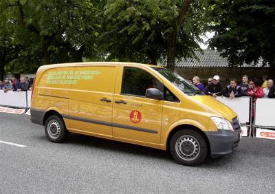 Mercedes-Benz liefert 50 Elektroautos vom Typ Vito E-Cell in den kommenden Monaten an die Dänische Post aus. Bildquelle: Daimler AG