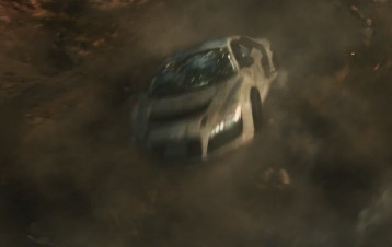 Das Elektroauto Audi R8 e-tron in dem Film Iron Man 3. Bildquelle: Marvel / Youtube