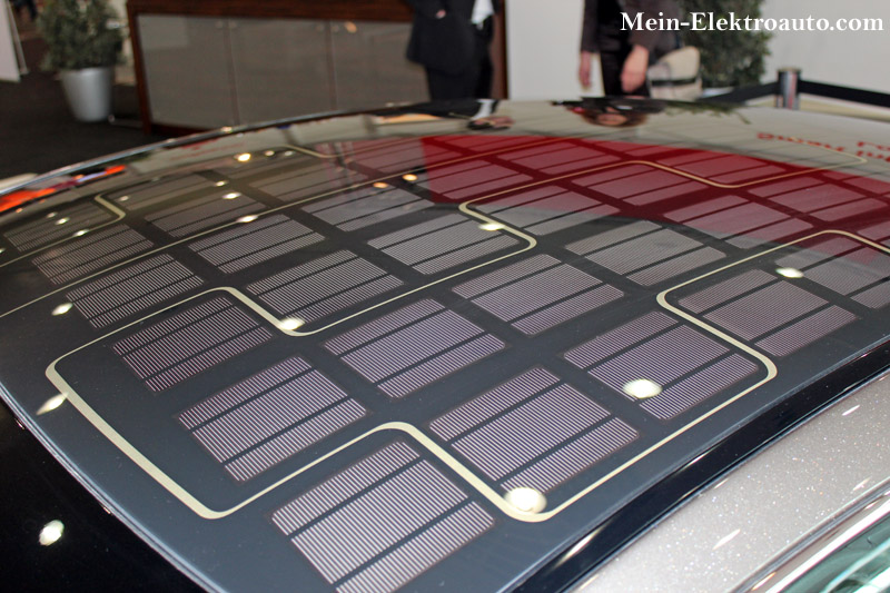 Solarzellen 3 - Elektroauto Fisker Karma auf der Cebit Hannover 2013