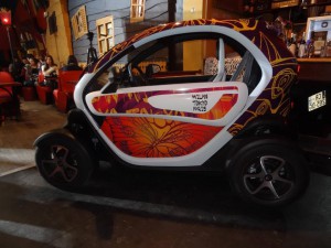 Das Elektroauto Renault Twizy wurde von Christophe Guillarme neu eingekleidet. Bildquelle: Facebook/Renault