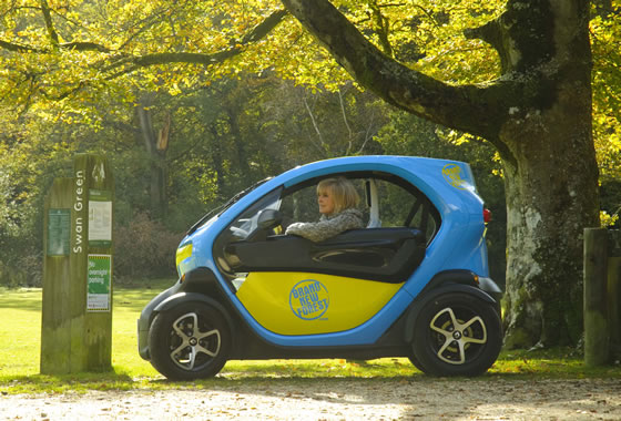 Das Elektroauto Renault Twizy. Bildquelle: http://www.brandnewforest.com/t