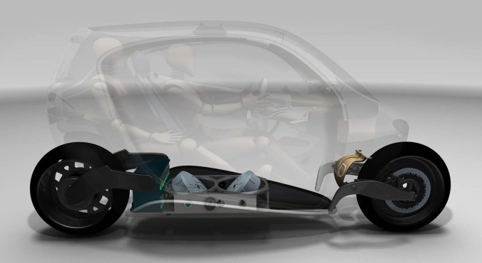 Elektroscooter Lit C-1. Bildquelle: Lit Motors