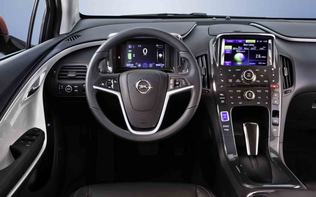 Das Interieur des Opel Ampera. Bildquelle: Opel