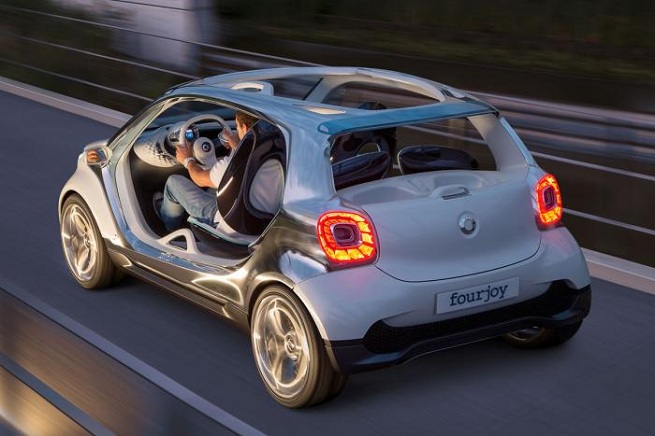 Das Elektroauto smart ForJoy wird auf der IAA präsentiert. Bildquelle: Smart/Daimler
