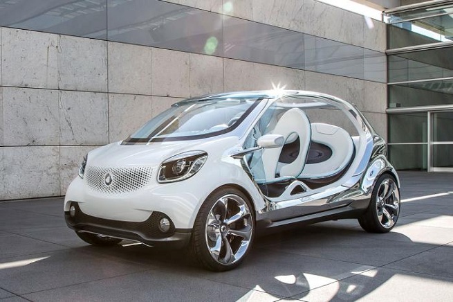 Das Elektroauto smart ForJoy wird auf der IAA präsentiert. Bildquelle: Smart/Daimler