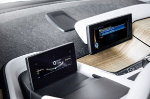 Die Display im Elektroauto BMW i3. Bildquelle: BMW