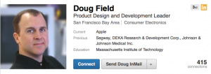 Doug Fields Profil auf Linkedin. Bildquelle: Linkedin / Doug Field