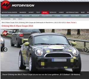 Teil eines Screenshot von http://www.motorvision.de
