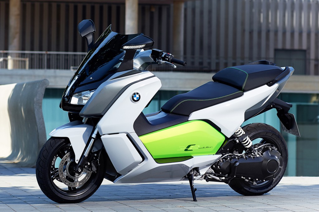 Der Elektroscooter BMW C evolution kommt im 2. Quartal in den Handel. Bildquelle: BMW/dpp-AutoReporter